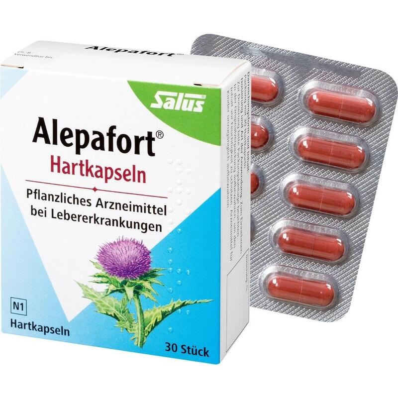 ALEPAFORT Mariendistel Hartkapseln