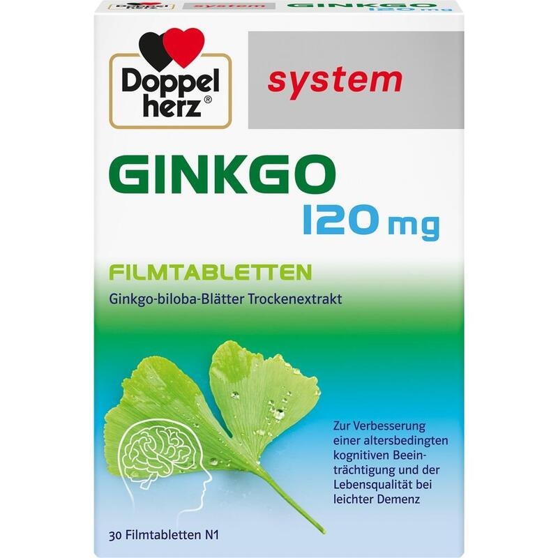 DOPPELHERZ Ginkgo 120 mg system Filmtabletten
