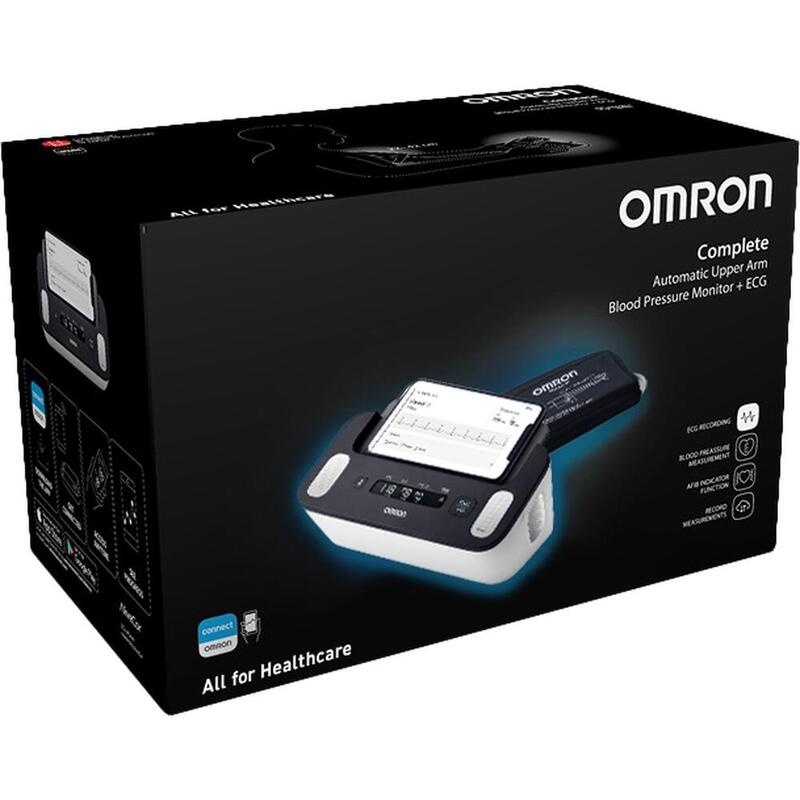 OMRON Complete Oberarm Blutdruckmessgerät+EKG