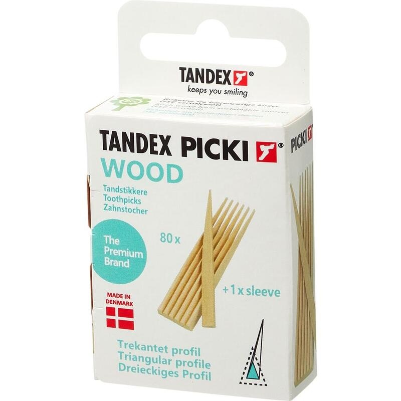 TANDEX PICKI Zahnstocher Holz dreieckig