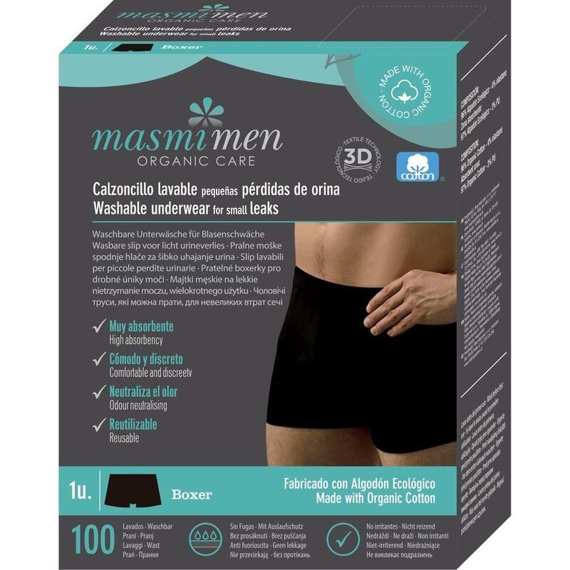 BIO INKONTINENZ Men Boxershorts waschb.Gr.M MASMI