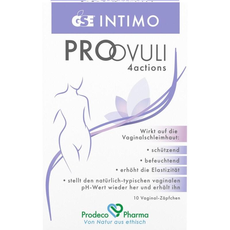 GSE intimo Pro-Ovuli 4actions Vaginalsuppositorien