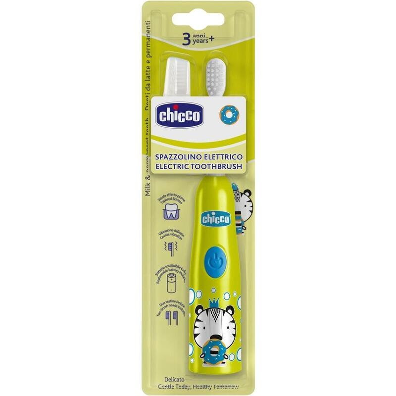 ELEKTRISCHE Zahnbürste Tiger+2 Ersatzköpfe ab 3 J